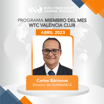 CarlosBarcenas,directordeQuimaincafuereconocidocomoelmiembrodelmesdeabrildeWTCValenciaClub